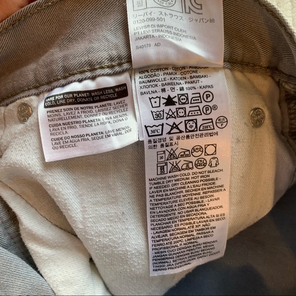 Levi’s Grey 508 Jeans - Picture 6 of 9